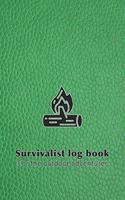 Survivalist log book for the outdoor adventuer