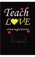 Teach L VE inspire: A hiking planner gift for teacher.