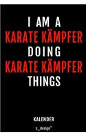 Kalender für Karate Kämpfer