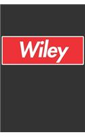 Wiley: Wiley Planner Calendar Notebook Journal, Personal Named Firstname Or Surname For Someone Called Wiley For Christmas Or Birthdays This Makes The Perf