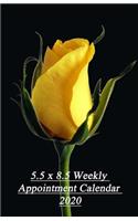 5.5 x 8.5 Weekly Appointment Calendar 2020