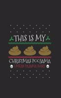 My Christmas Poo pajama Notebook: Notebook / 6x9 Zoll / 120 ruled Pages