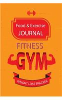 Food and Exercise Journal: Fitness Planner, Workout Diet Diary, Health Exercise & Weight Loss Tracker, Healthy Body Exercise, Muscle Gain Training, Before and After Diary (12 