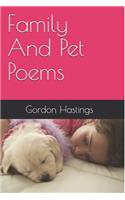 Family And Pet Poems