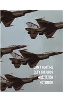 Can't Hurt Me Defy the Odds Motivation Notebook