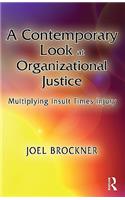 A Contemporary Look at Organizational Justice