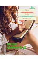 Line Ruled Notebook