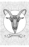 Color My Cover Horoscope Journal - Capricorn