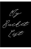 My Bucket List