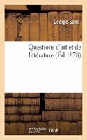 Questions d'Art Et de Littérature