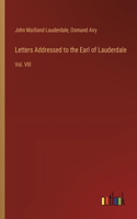 Letters Addressed to the Earl of Lauderdale