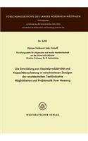 Entwicklung Von Kapitalproduktivität Und Kapazitätsauslastung in Verschiedenen Zweigen Der Westdeutschen Textilindustrie Möglichkeiten Und Problematik Ihrer Messung