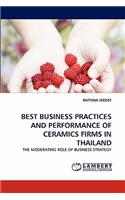 Best Business Practices and Performance of Ceramics Firms in Thailand