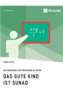 Das gute Kind ist sunao. Die frühkindliche Erziehung in Japan