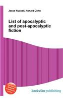 List of Apocalyptic and Post-Apocalyptic Fiction