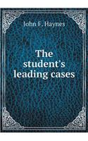 The student's leading cases: (English)