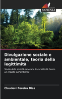 Divulgazione sociale e ambientale, teoria della legittimità
