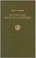 A Grammar of Gatha-Avestan