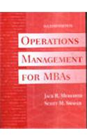 Operations Management For Mba'S