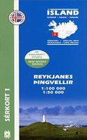Reykjanes - Pingvellir 1 : 100 000