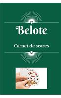 Belote - Carnet de scores
