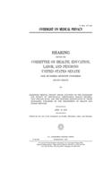 Oversight on medical privacy