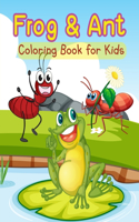 Frog and Ant Coloring Book for Kids