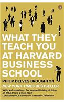 What They Teach You at Harvard Business School