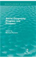 Social Geography (Routledge Revivals)