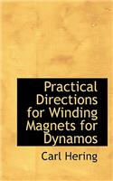 Practical Directions for Winding Magnets for Dynamos