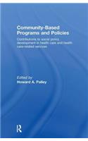 Community-Based Programs and Policies