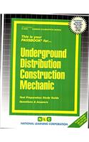 Underground Distribution Construction Mechanic: Passbooks Study Guide