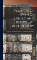 Pedigree Of Owen Of Llunllo And Bettws, Co. Montgomery: Tedsmore, Woodhouse, Condover, And Whiteley, Co. Salop
