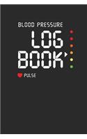 Blood Pressure Log Book - Pulse