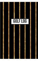 Golf Scorecard Log Book