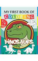 My first coloring book - Dinosaurs