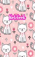Notebook: Cute Blank Lined Journal Large 8.5 x 11 Matte Cover Design with Ruled White Paper Interior (Perfect for School Notes, Girls and Boys Diary, Kids Wri