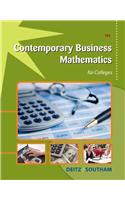 Contemporary Business Mathematics for Colleges (with Printed Access Card)