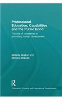 Professional Education, Capabilities and the Public Good