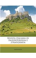 Rivista Italiana Di Paleontologia E Stratigrafia