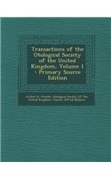 Transactions of the Otological Society of the United Kingdom, Volume 1