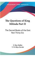 Questions of King Milinda Part II