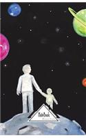 Notebook Bullet Journal Dot-Grid, Graph, Lined, Blank No lined: Dad and Son Memorable Times Space: Journal to write in, Small Pocket Notebook Journal Diary, 120 pages, 5.5" x 8.5"