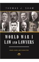 World War I Law and Lawyers