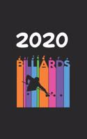Daily Planner And Appointment Calendar 2020: Billiards Hobby And Sport Daily Planner And Appointment Calendar For 2020 With 366 White Pages