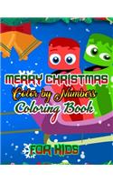 Merry Christmas Color by Numbers Coloring Book for Kids