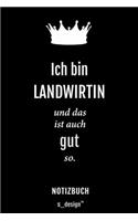 Notizbuch für Landwirte / Landwirt / Landwirtin