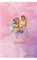 Aquarius 2020 Planner: Weekly + Monthly View - Zodiac Starsign Astrology - 6x9 in - 2020 Calendar Organizer with Bonus Dotted Grid Pages + Inspirational Quotes + To-Do Lis(1 Starsign Planners)