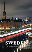 Sweden 5 x 8 Weekly 2020 Planner: One Year Calendar