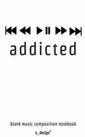 Music Notebook for Music Composition / Song-Writing / Song-Texting / Songtext Writing